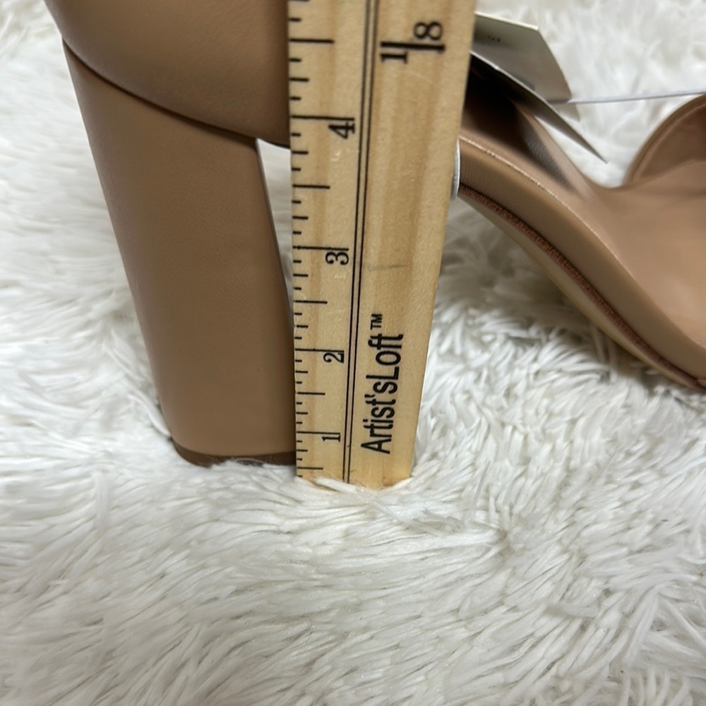 A New Day Tan Block Heel Sandals - Picture 7 of 8